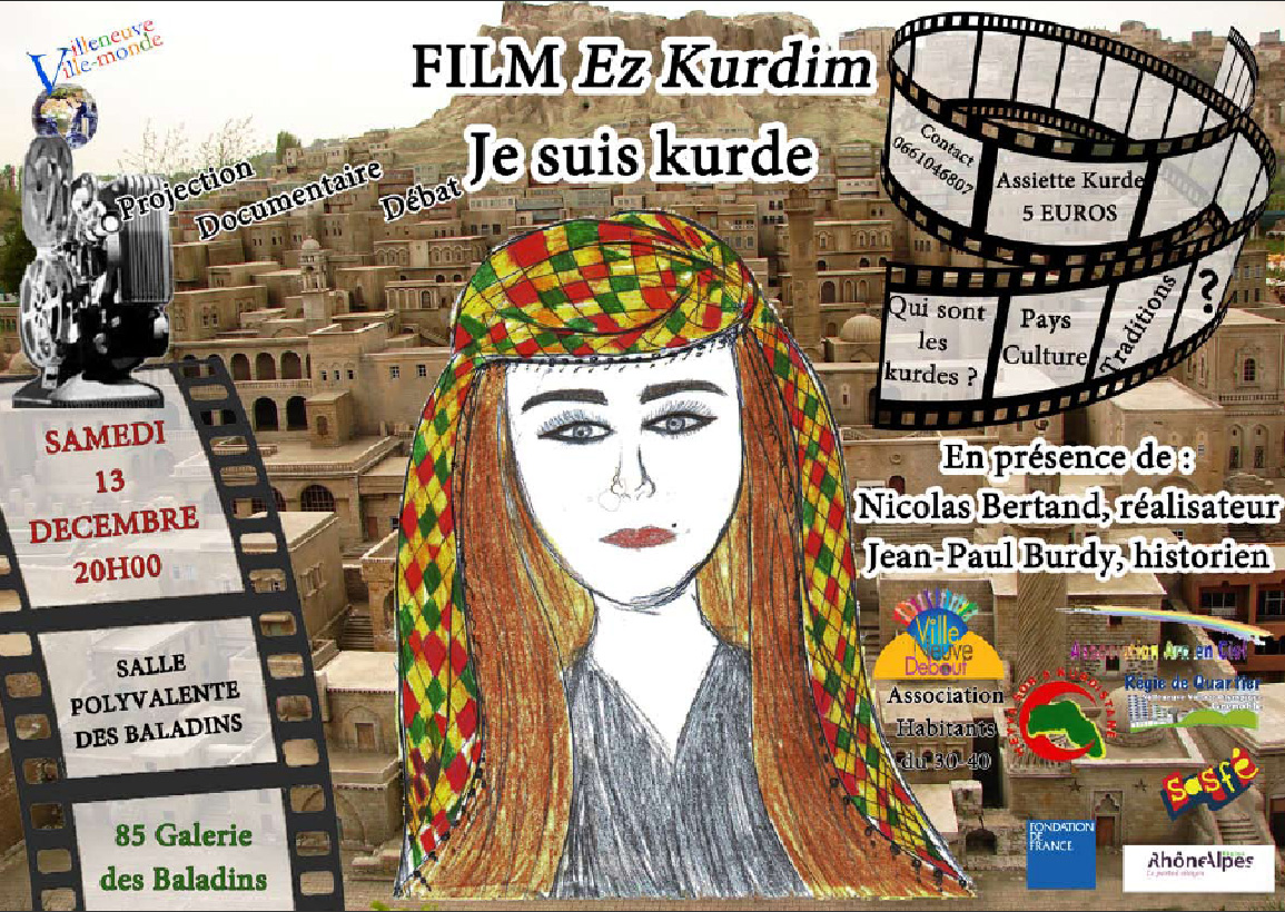 Soirée « Je suis kurde » le 13 décembre