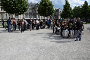 La BatukaVI a joué sur la place Verdun. (photo : BB)