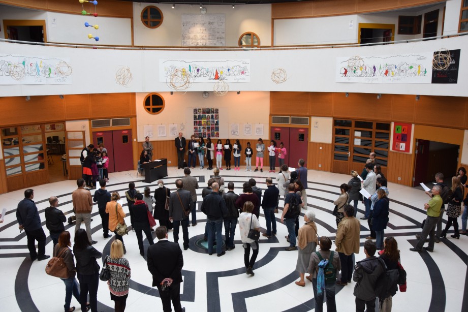 Une fresque sur Lucie Aubrac pour les 20 ans du collège