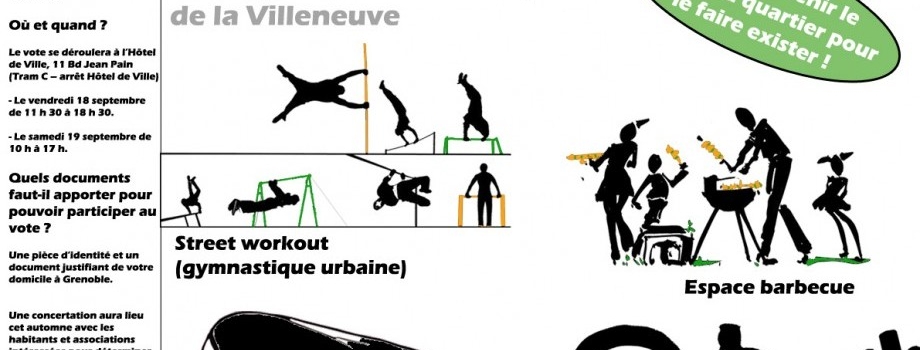 Votez pour un espace sportif et des fours à pain collectifs dans le parc