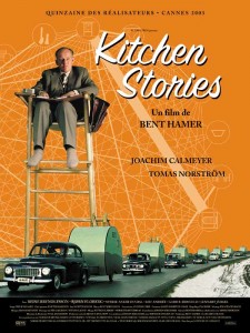 L'affiche du film Kitchen Stories, de Bent Hamer.