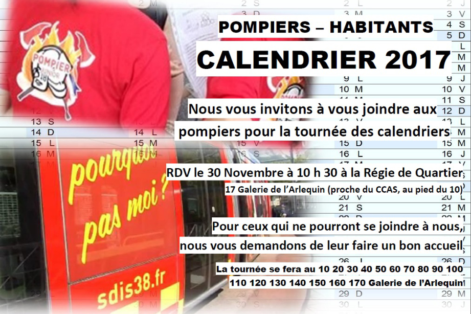 Les pompiers ont vendu leur calendrier avec les habitants
