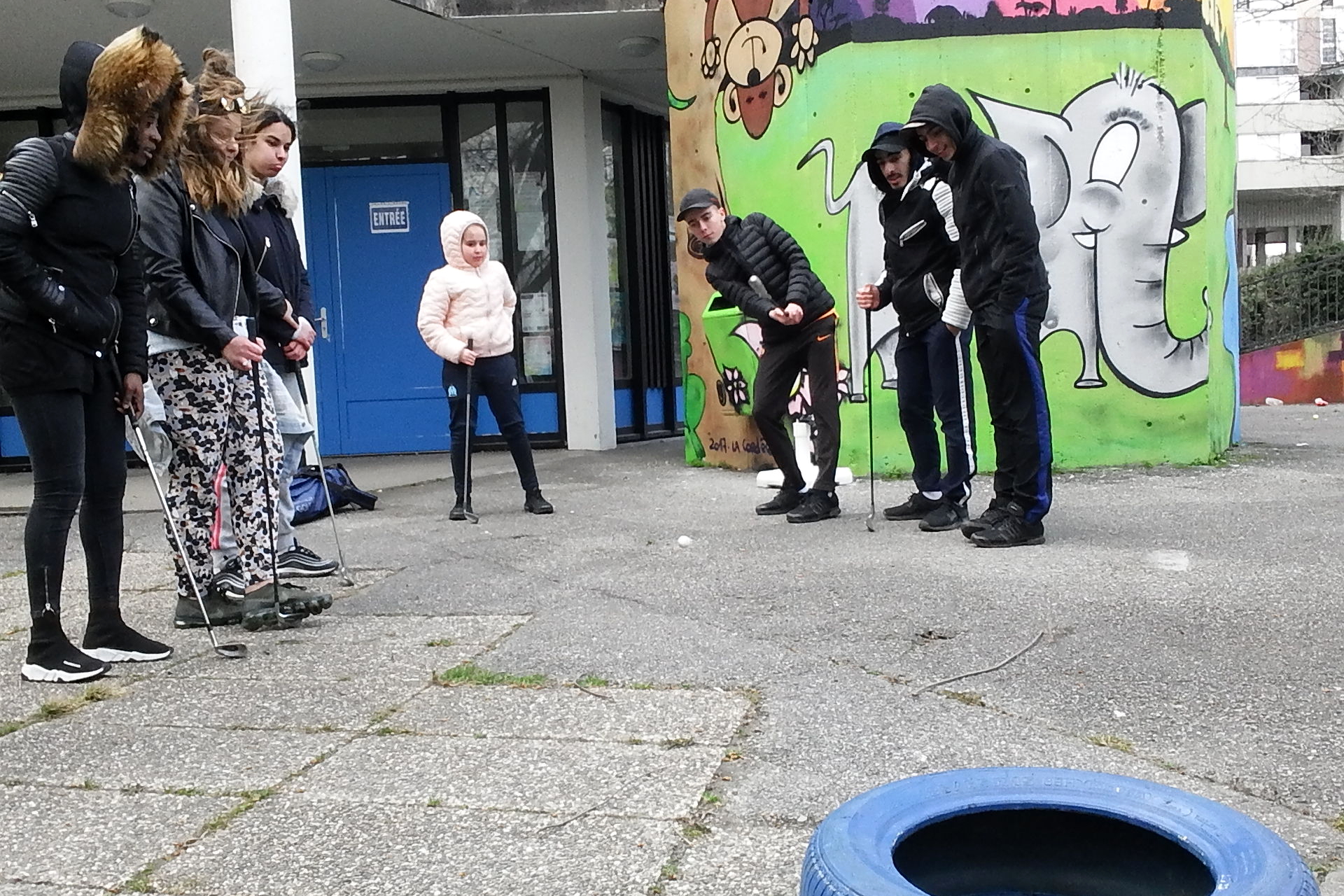 Le golf à Villeneuve, ça détonne