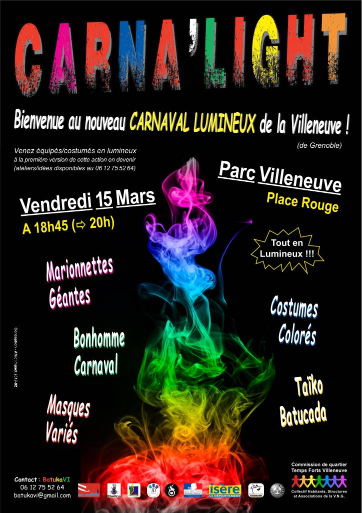 CTFV-BatukaVI - F.A. 19.12b - Affiche-Flyer Carna'Light