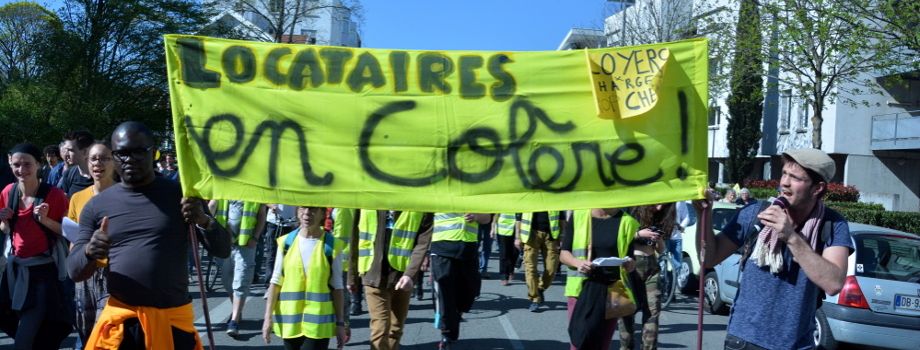 Gilets jaunes et front contre les expulsions à Villeneuve