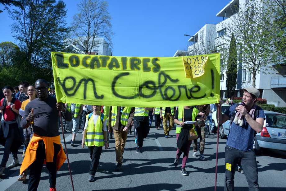 Gilets jaunes et front contre les expulsions à Villeneuve