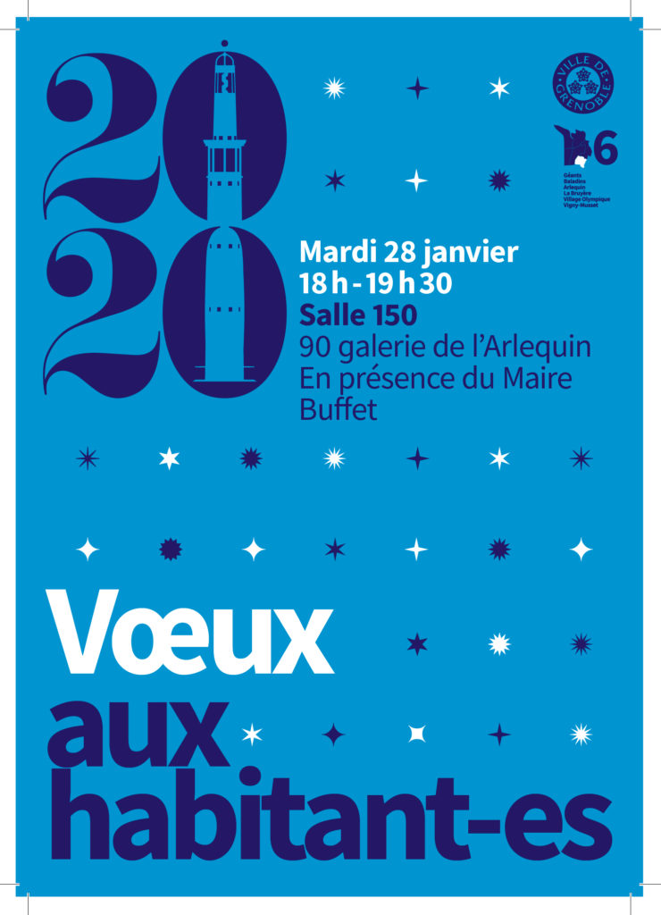 Vœux du maire de Grenoble à la population du secteur 6 @ Salle 150