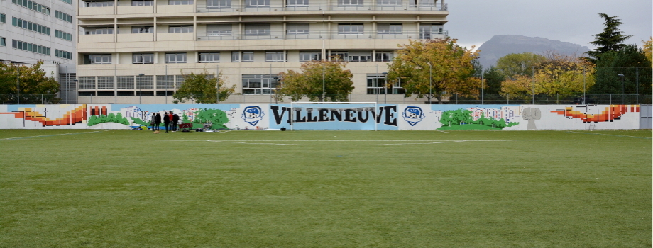 L’AJAV inaugure sa fresque