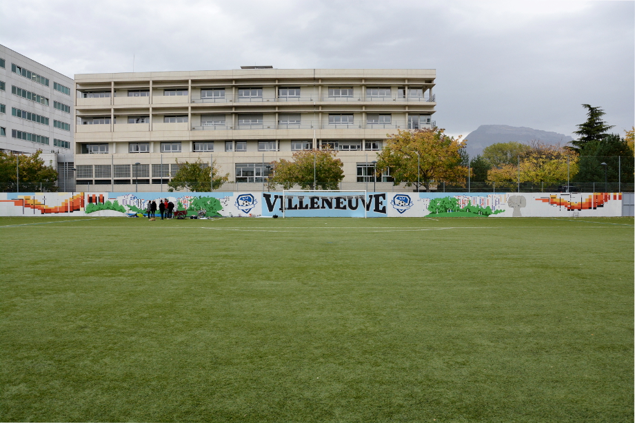 L&rsquo;AJAV inaugure sa fresque