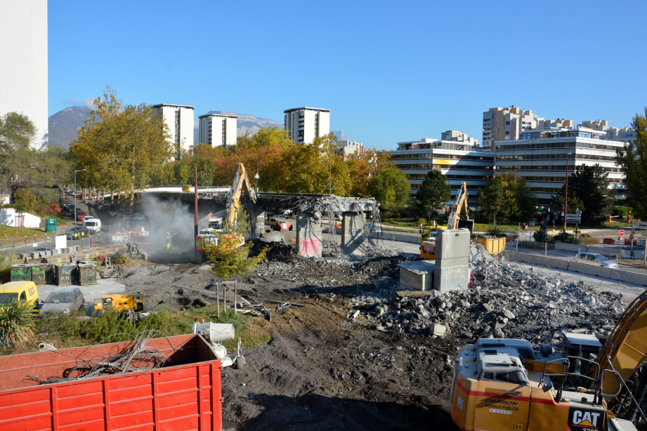 La spectaculaire démolition de l&rsquo;autopont